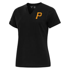 MLB Pittsburgh Pirates Antigua Women's Notch Neck T-Shirt