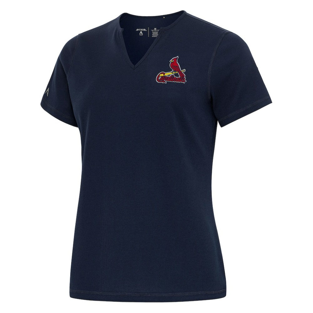 MLB St. Louis Cardinals Antigua Women's Notch Neck T-Shirt