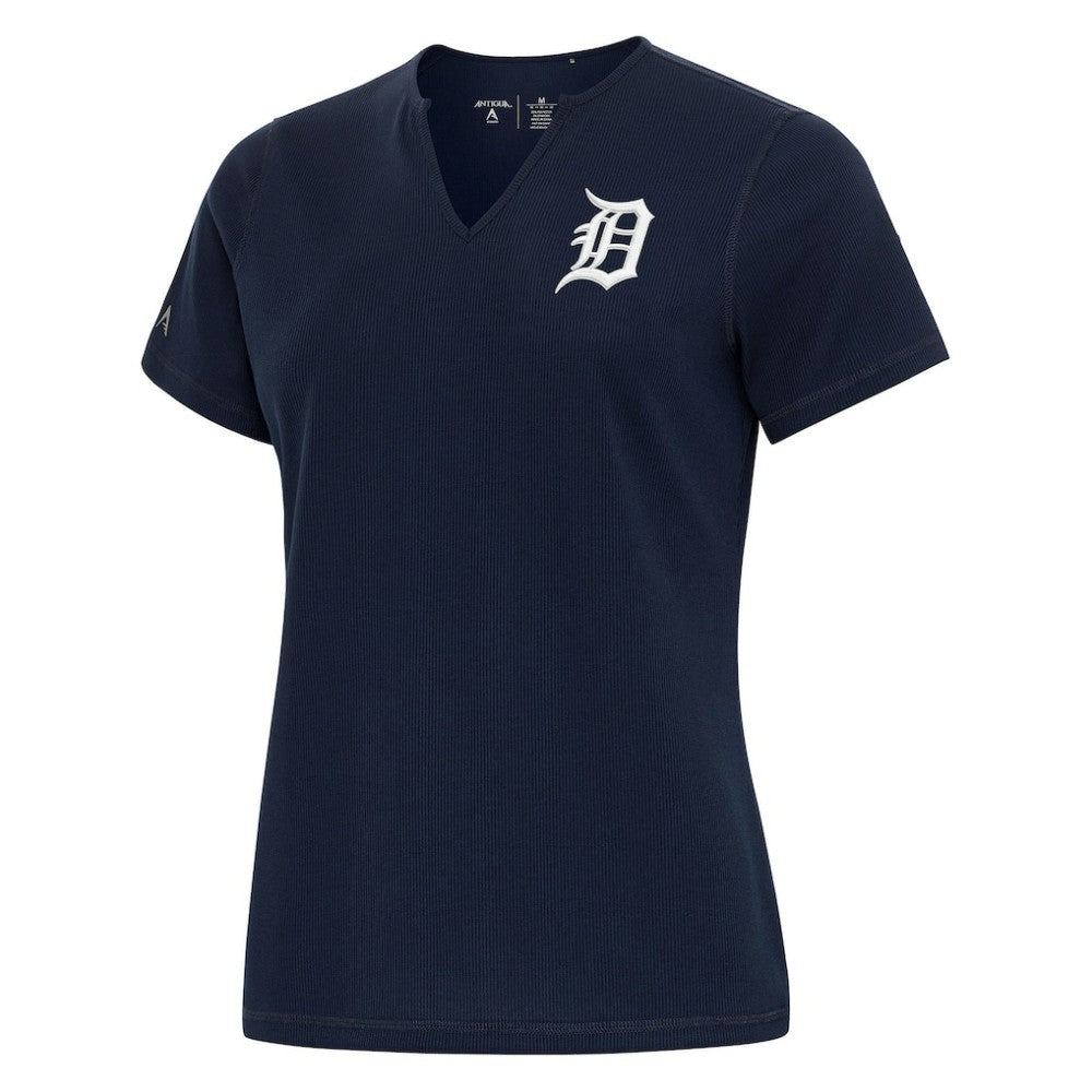 MLB Detroit Tigers Antigua Women's Notch Neck T-Shirt