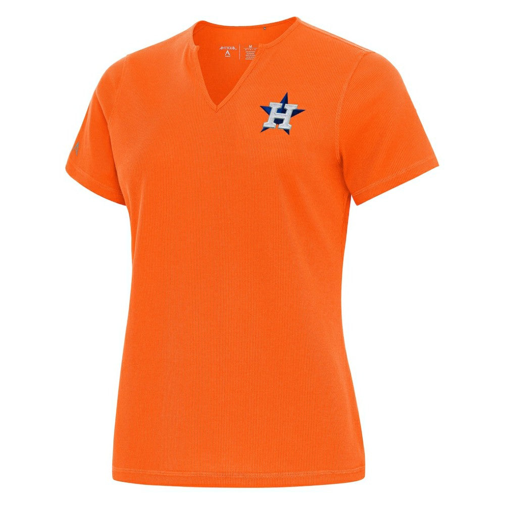 MLB Houston Astros Antigua Women's Notch Neck T-Shirt