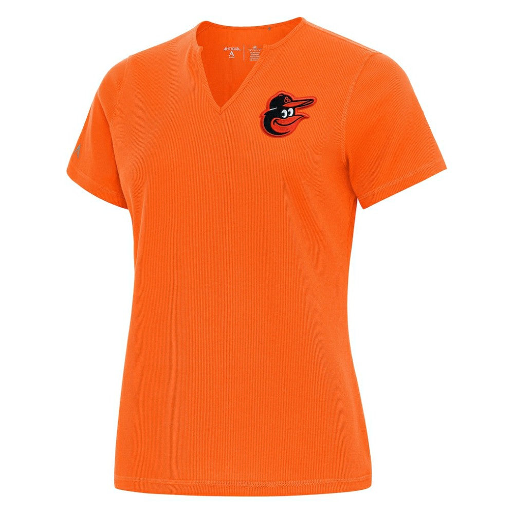 MLB Baltimore Orioles Antigua Women's Notch Neck T-Shirt