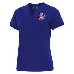 MLB Chicago Cubs Antigua Women's Notch Neck T-Shirt