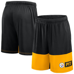 Big & Tall Best of the Best Performance Shorts - Pittsburgh Steelers