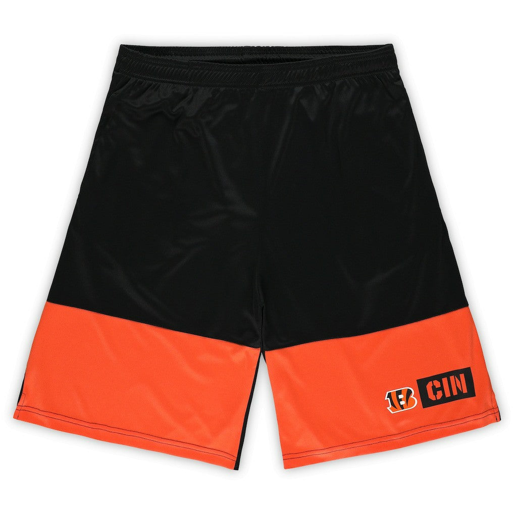 Big & Tall Best of the Best Performance Shorts - Cincinnati Bengals