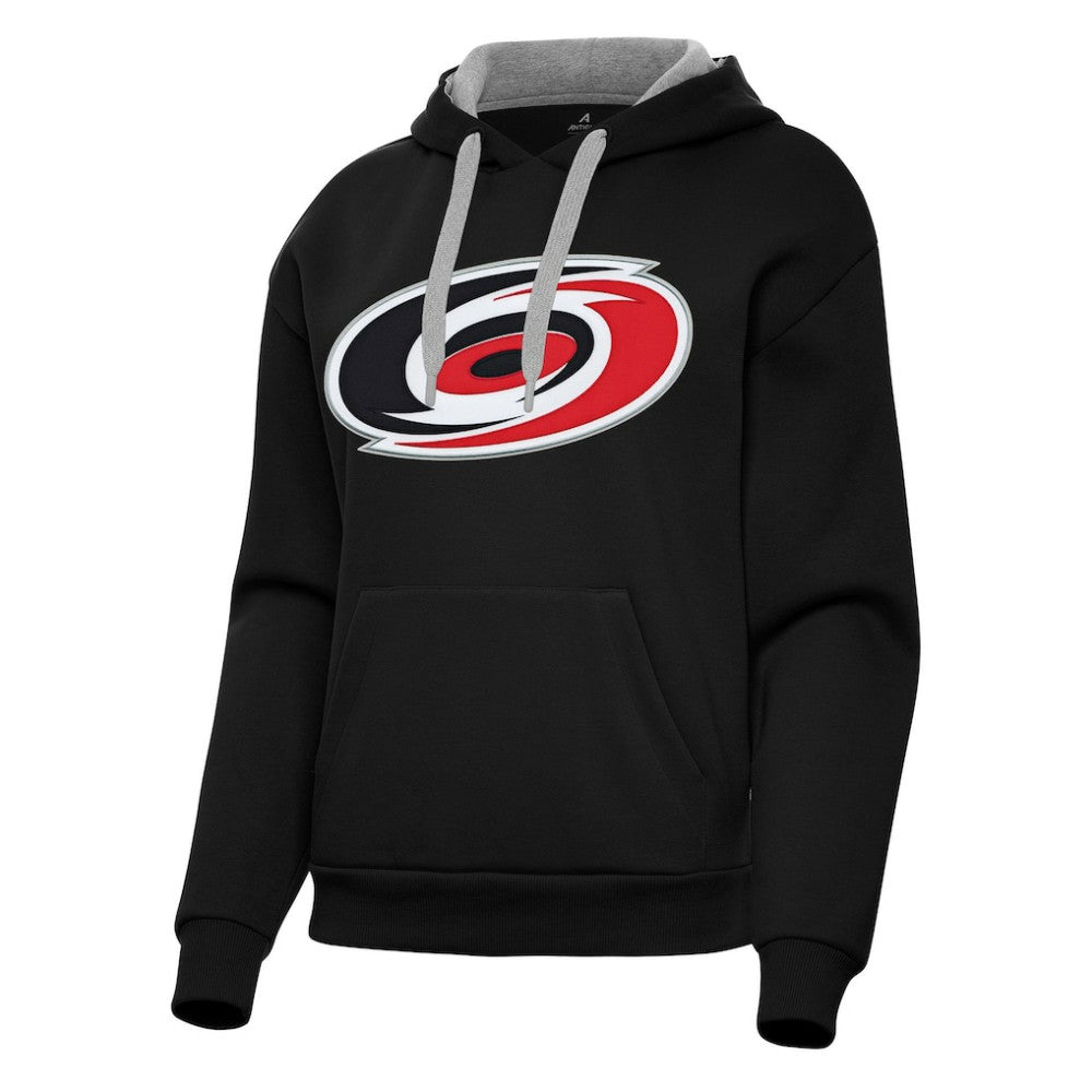NHL Black Carolina Hurricanes Antigua Women's Victory Pullover Hoodie