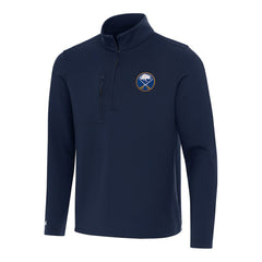NHL Navy Buffalo Sabres Antigua Insider Quarter-Zip Top
