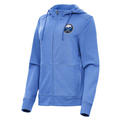 NHL Heather Royal Buffalo Sabres Antigua Women's Seeker Full-Zip Hoodie