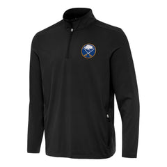 NHL Black Buffalo Sabres Antigua Perilous Quarter-Zip Sweatshirt