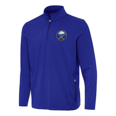 NHL Royal Buffalo Sabres Antigua Perilous Quarter-Zip Sweatshirt