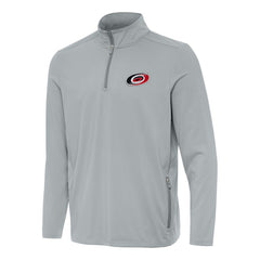 NHL Gray Carolina Hurricanes Antigua Perilous Quarter-Zip Sweatshirt