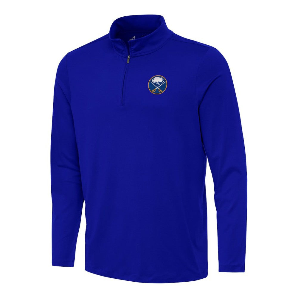 NHL Royal Buffalo Sabres Antigua Reprocess Quarter-Zip Top