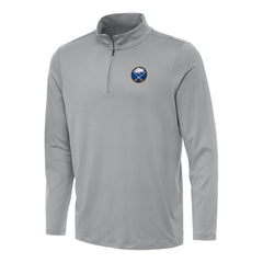 NHL Gray Buffalo Sabres Antigua Reprocess Quarter-Zip Top