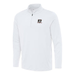 NHL White Anaheim Ducks Antigua Reprocess Quarter-Zip Top