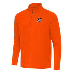 NHL Orange Anaheim Ducks Antigua Intent Quarter-Zip Top