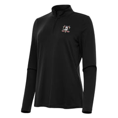 NHL Black Anaheim Ducks Antigua Women's Reprocess Quarter-Zip Top