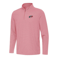 NHL Red Carolina Hurricanes Antigua Twine Quarter-Zip Top