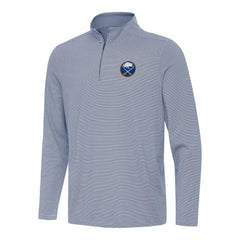 NHL Navy Buffalo Sabres Antigua Twine Quarter-Zip Top