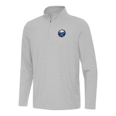 NHL Gray Buffalo Sabres Antigua Twine Quarter-Zip Top