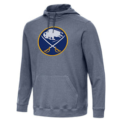 NHL Heather Navy Buffalo Sabres Antigua Cloud Pullover Hoodie