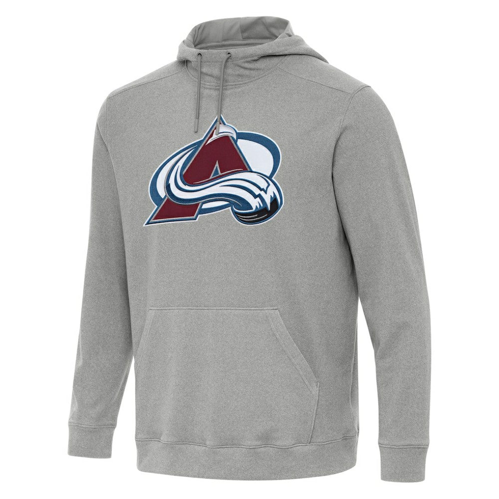 NHL Heather Gray Colorado Avalanche Antigua Cloud Pullover Hoodie