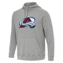 NHL Heather Gray Colorado Avalanche Antigua Cloud Pullover Hoodie