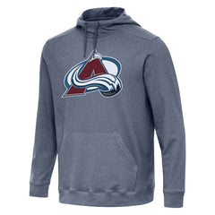 NHL Heather Navy Colorado Avalanche Antigua Cloud Pullover Hoodie
