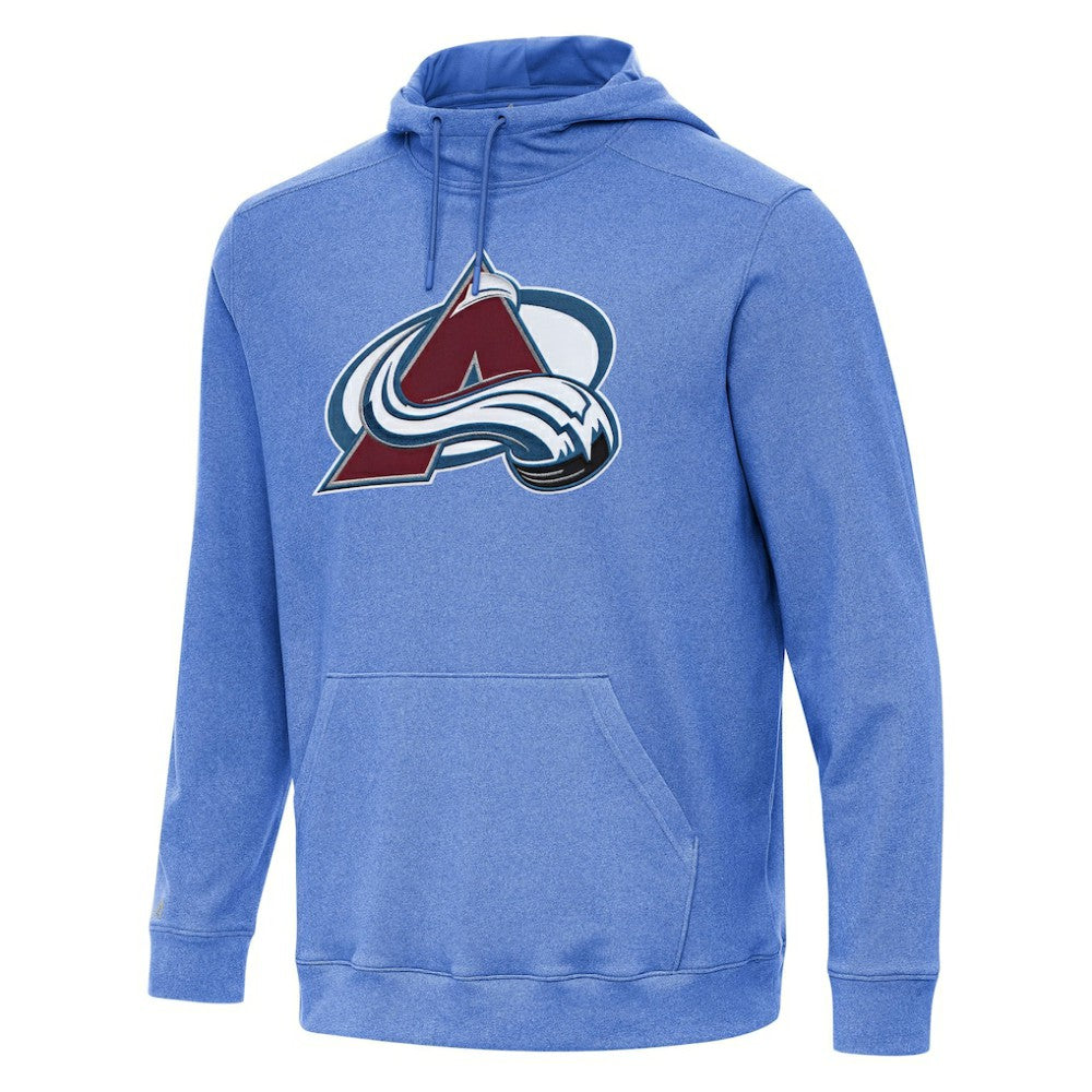 NHL Heather Royal Colorado Avalanche Antigua Cloud Pullover Hoodie