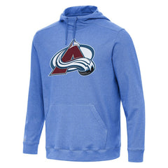 NHL Heather Royal Colorado Avalanche Antigua Cloud Pullover Hoodie