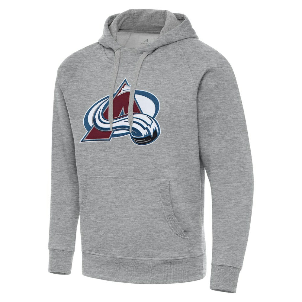 NHL Heather Gray Colorado Avalanche Antigua Big & Tall Victory Pullover Hoodie