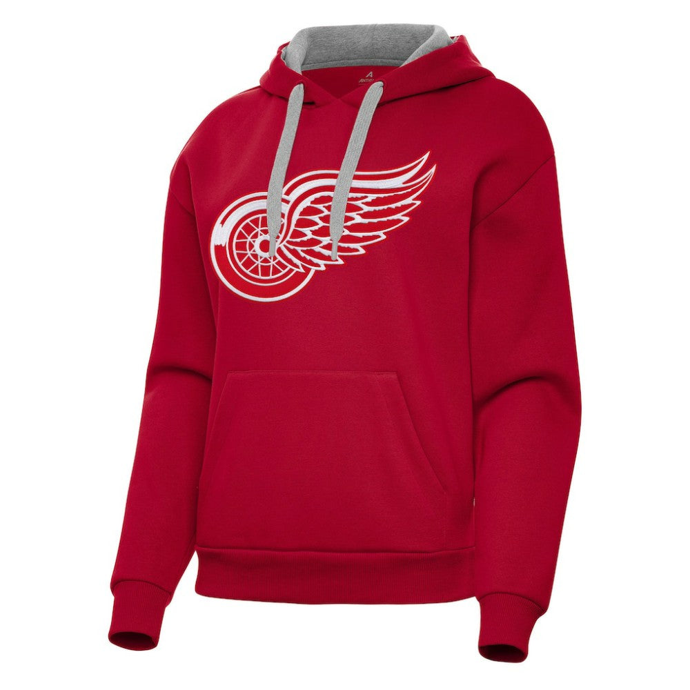 NHL Red Detroit Red Wings Antigua Women's Victory Pullover Hoodie