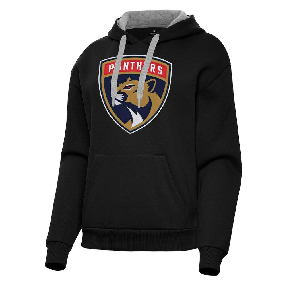 NHL Black Florida Panthers Antigua Women's Victory Pullover Hoodie