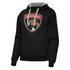 NHL Black Florida Panthers Antigua Women's Victory Pullover Hoodie