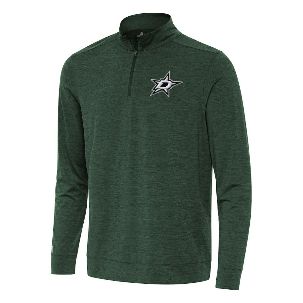 NHL Hunter Green Dallas Stars Antigua Bright Quarter-Zip Top