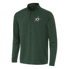 NHL Hunter Green Dallas Stars Antigua Bright Quarter-Zip Top