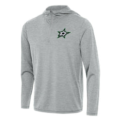NHL Heather Gray Dallas Stars Antigua Tidy Quarter-Zip Hoodie
