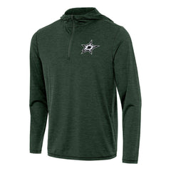 NHL Hunter Green Dallas Stars Antigua Tidy Quarter-Zip Hoodie