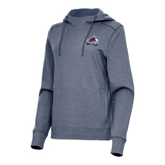 NHL Heather Navy Colorado Avalanche Antigua Women's Justice Pullover Hoodie