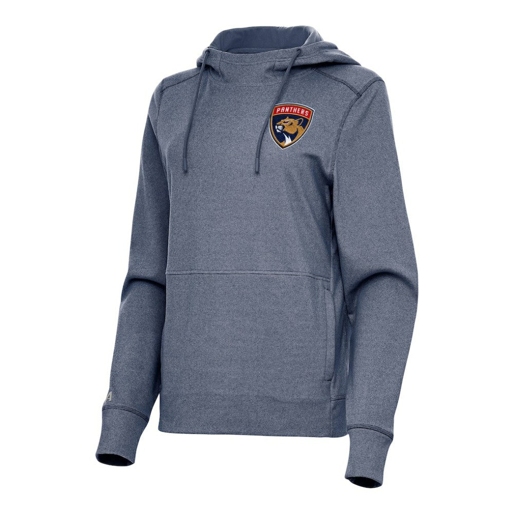 NHL Heather Navy Florida Panthers Antigua Women's Justice Pullover Hoodie