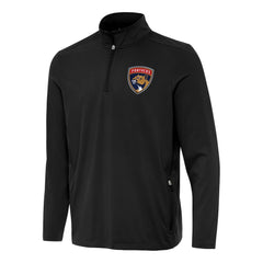 NHL Black Florida Panthers Antigua Perilous Quarter-Zip Sweatshirt