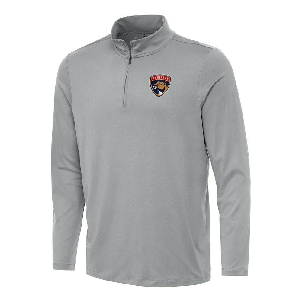 NHL Gray Florida Panthers Antigua Reprocess Quarter-Zip Top
