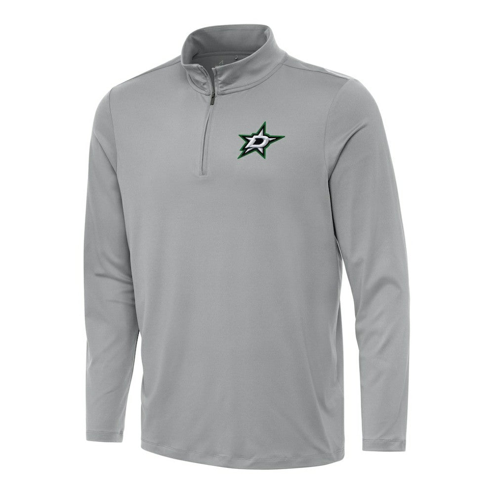 NHL Gray Dallas Stars Antigua Reprocess Quarter-Zip Top