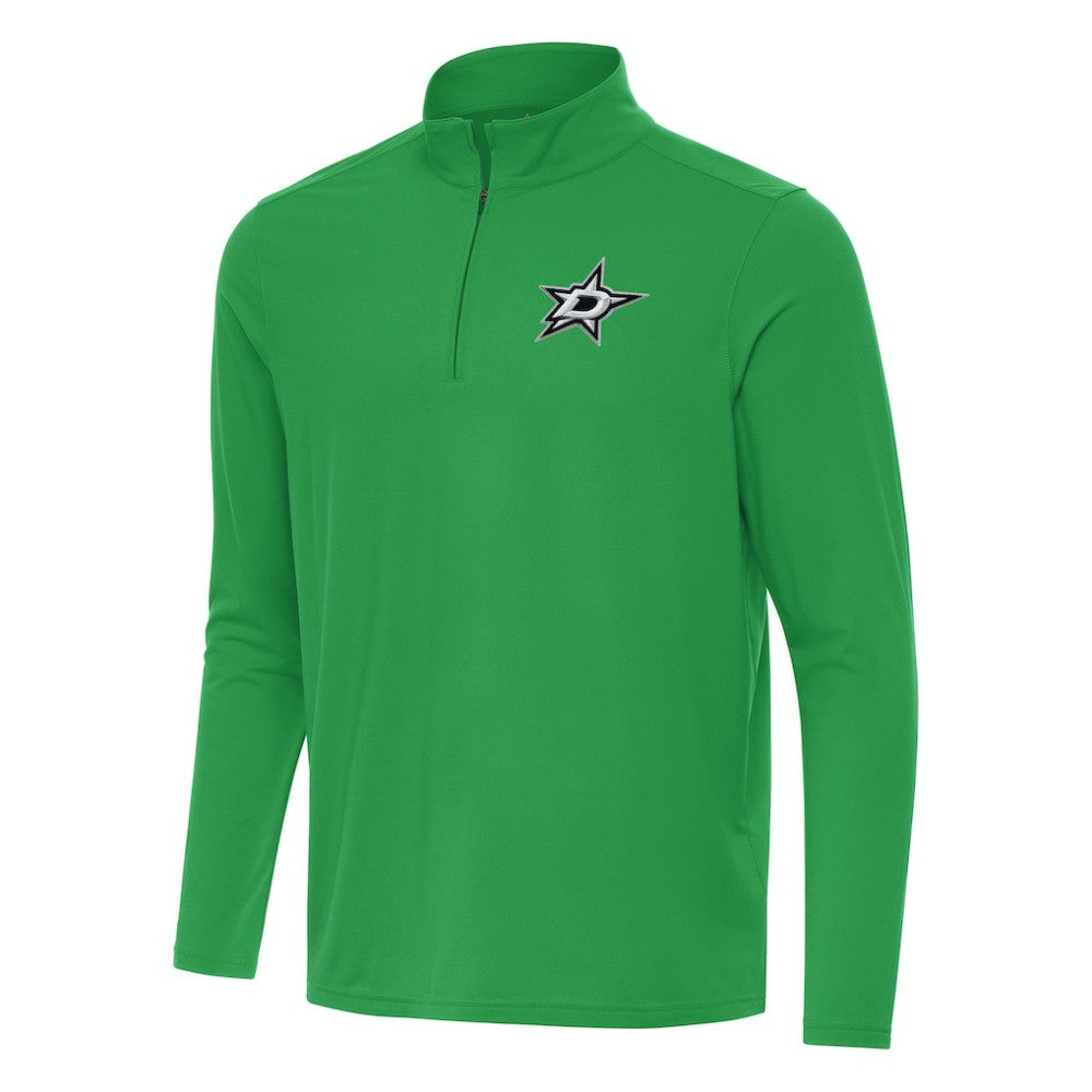 NHL Kelly Green Dallas Stars Antigua Intent Quarter-Zip Top