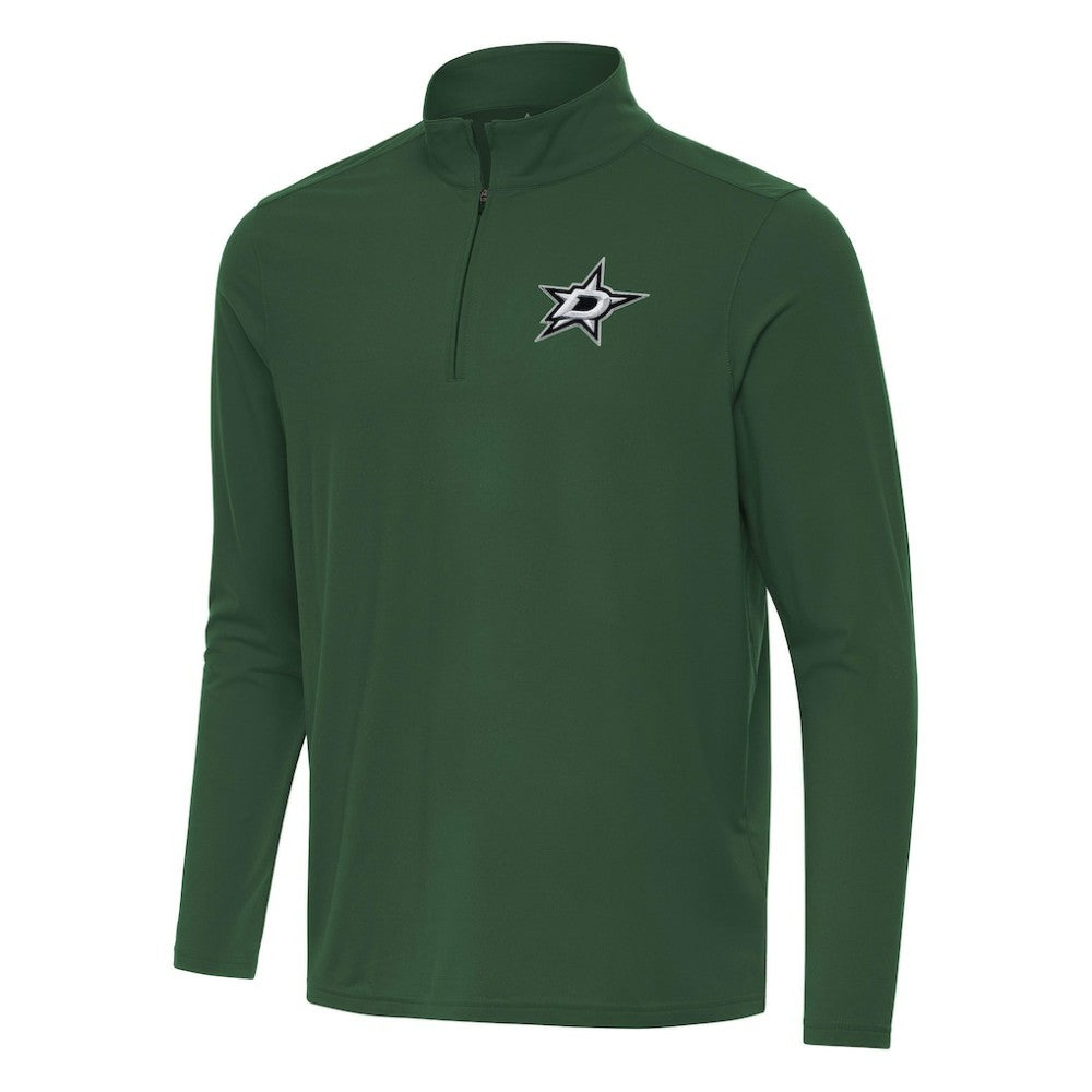 NHL Hunter Green Dallas Stars Antigua Intent Quarter-Zip Top