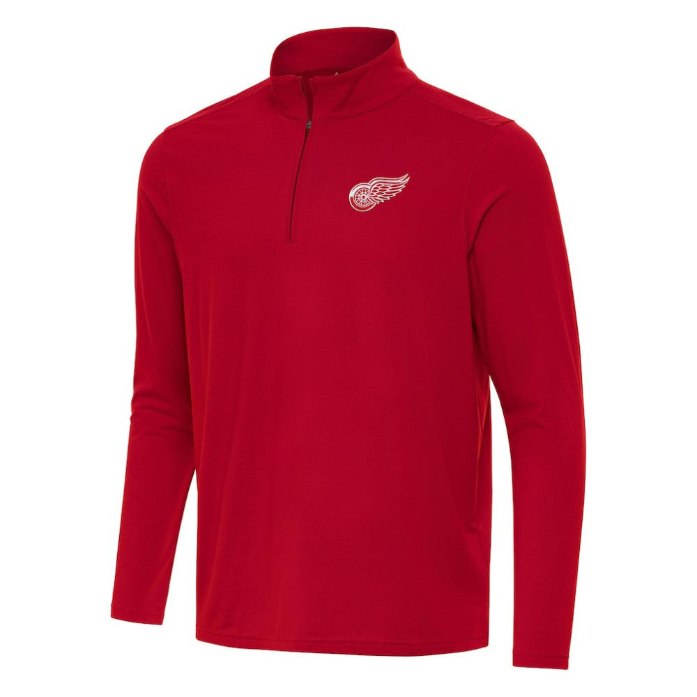 NHL Red Detroit Red Wings Antigua Intent Quarter-Zip Top