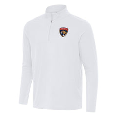 NHL White Florida Panthers Antigua Intent Quarter-Zip Top