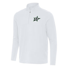 NHL White Dallas Stars Antigua Intent Quarter-Zip Top
