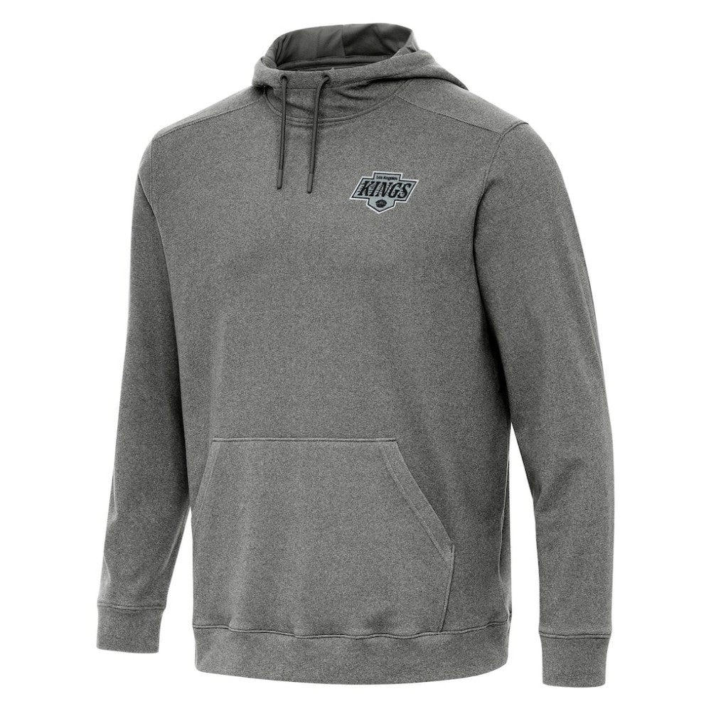 NHL Heather Black Los Angeles Kings Antigua Cloud Pullover Hoodie
