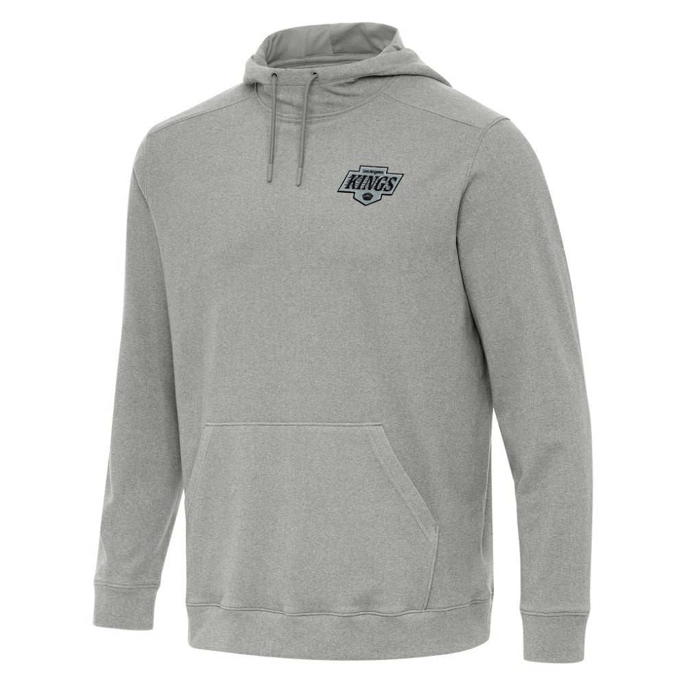 NHL Heather Gray Los Angeles Kings Antigua Cloud Pullover Hoodie