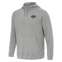 NHL Heather Gray Los Angeles Kings Antigua Cloud Pullover Hoodie