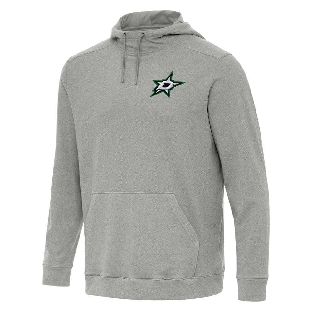 NHL Heather Gray Dallas Stars Antigua Cloud Pullover Hoodie